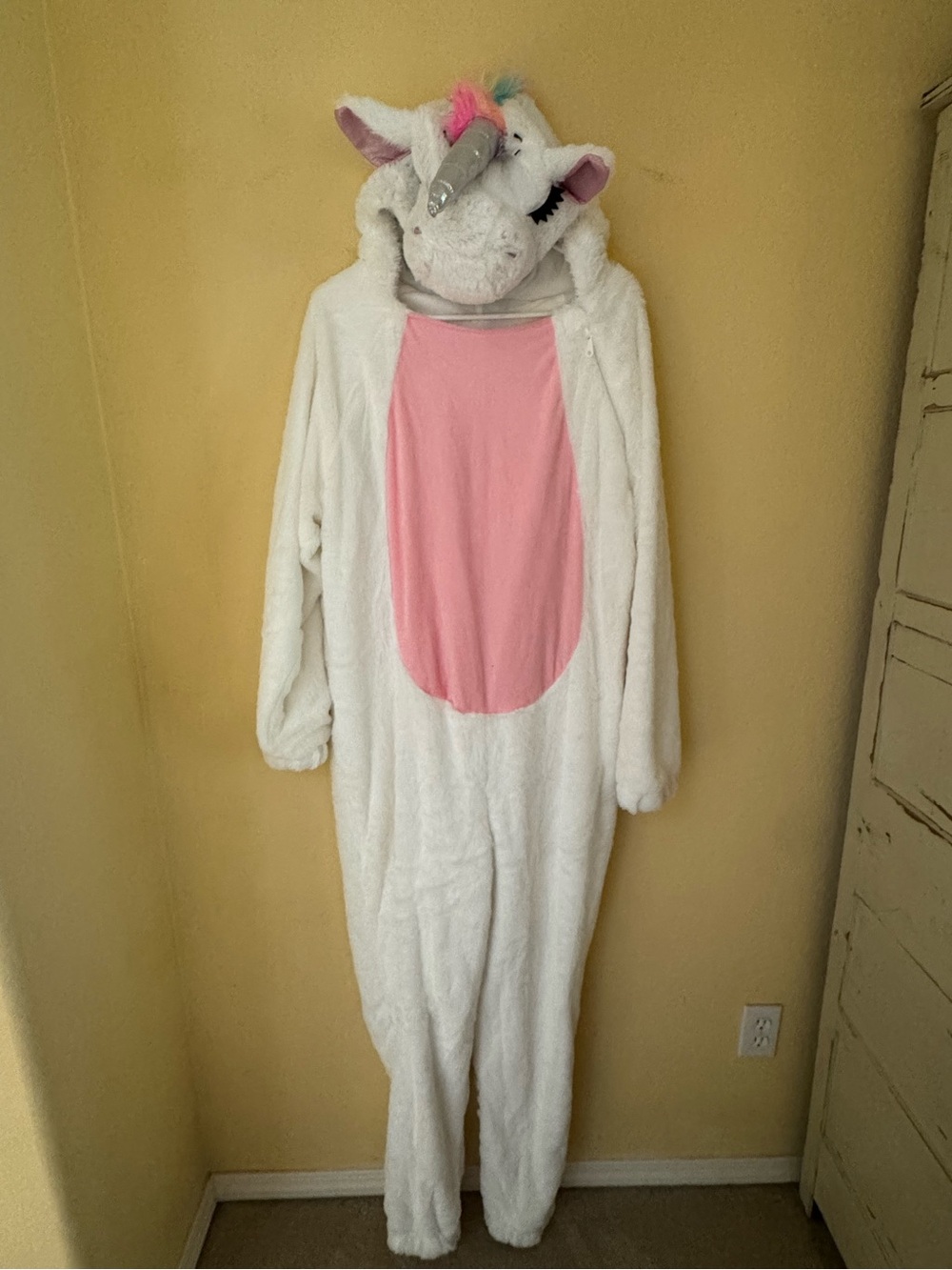 Hyde & EEK! Boutique Adult Plush Pegasus Unicorn Halloween Costume Medium
